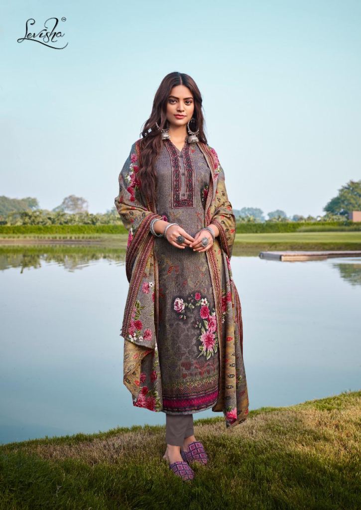 Levisha Afreen vol  1 Winter Wear Pashmina Dress Material Collection