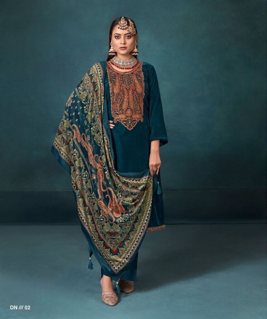 Levisha Noor E Bahar  Embroidered Dress Material
