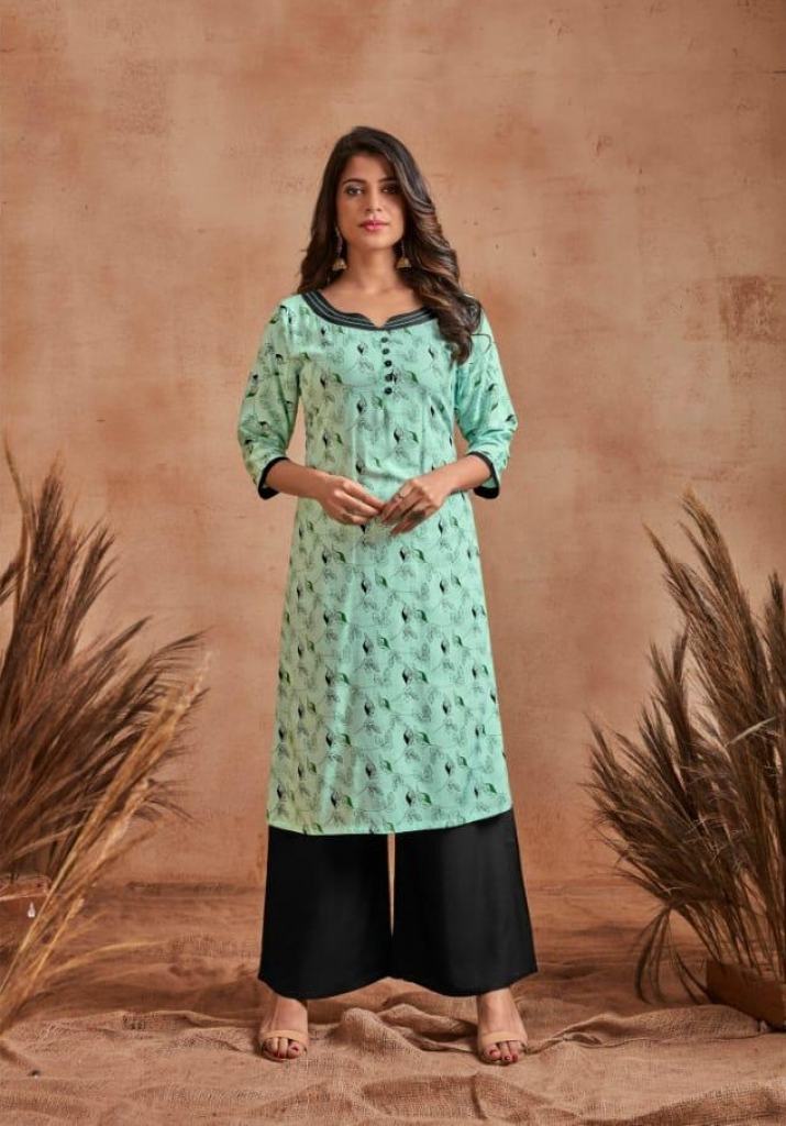 Lilly  presents  Mumtaj Kurti With Bottom