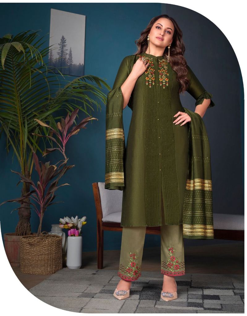 Lily And Lali Fairy Tale  Party Wear Kurtis With Bottom Dupatta Collection