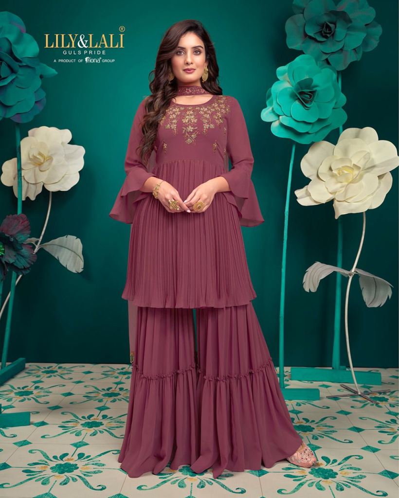Lily And Lali Isabel Exclusive Party Wear Georgette Ready Made Collection