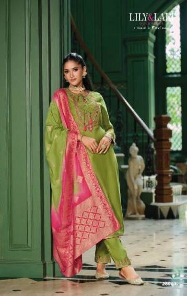 Lily And Lali Mahek E Vastra Kurti Bottom With Dupatta