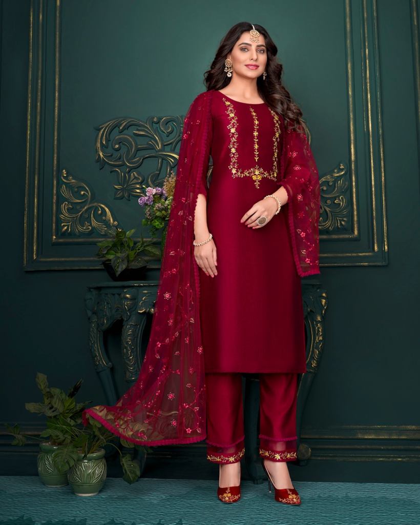 Lily And Lali Maria  vol 9 Ready made wholesale Kurtis With Bottom Dupatta