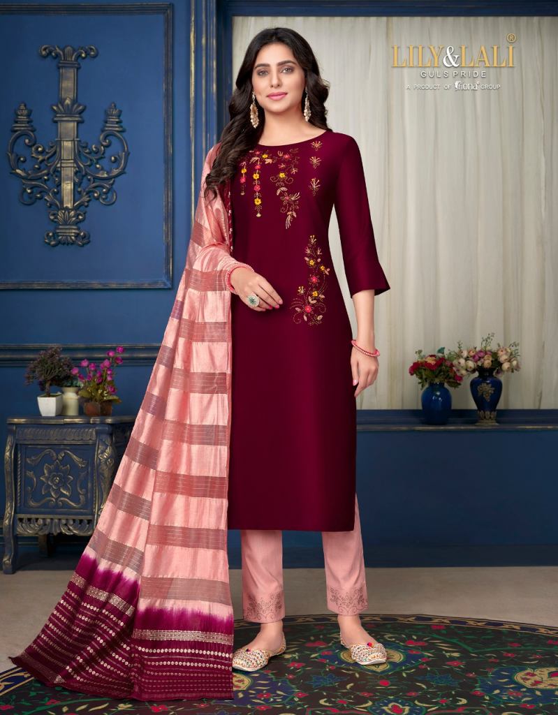 Lily And Lali Muskan  vol 3 Exclusive Wear  Ready Made Kurtis Pant With Dupatta