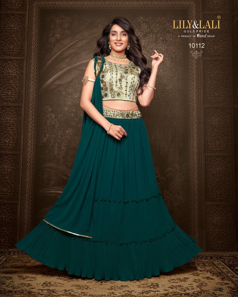 Buy Lily And Lali Tyohar Designer Wear Lehenga suits Collection