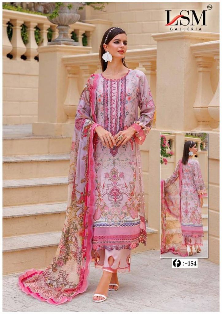 Lsm Firdous Queen Vol 15 Dress Material