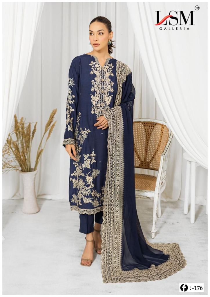 Lsm Firdous Queen Vol 17 Dress Material