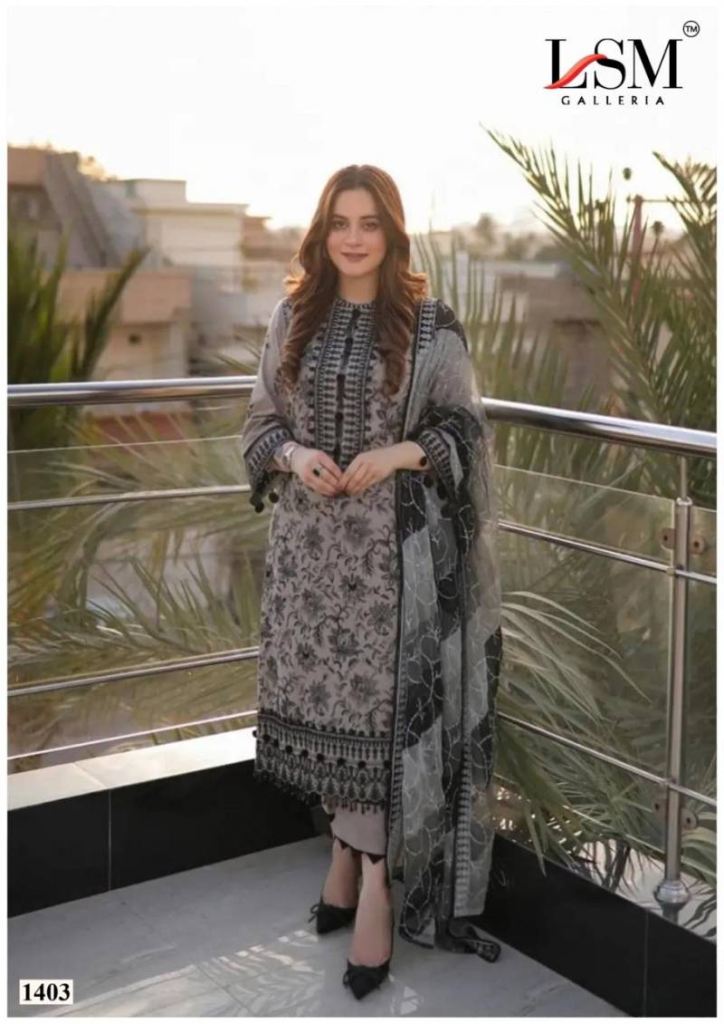 Lsm Parian Dream Vol 14 Dress Material