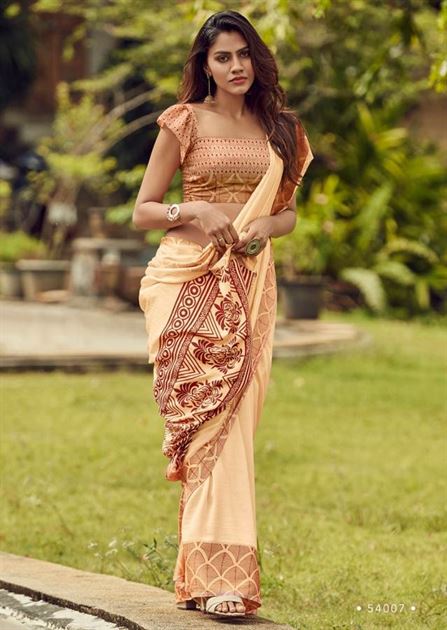 Lt  by Krisha Sana Silk Rich Look Stylish Saree Collection