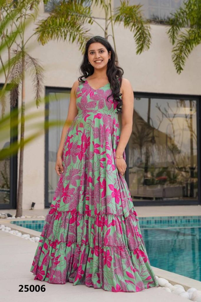 Lucaya Vol 25 Digital Printed Fancy Gown