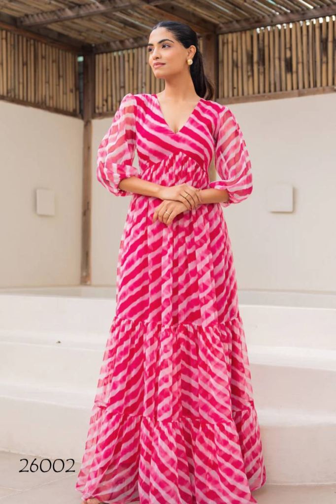 Lucaya Vol 26 Digital Printed Anarkali Fully Flared Gown
