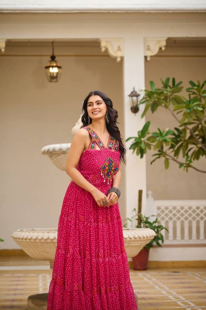 Luna Vol 59 Bandhani Printed Gown 