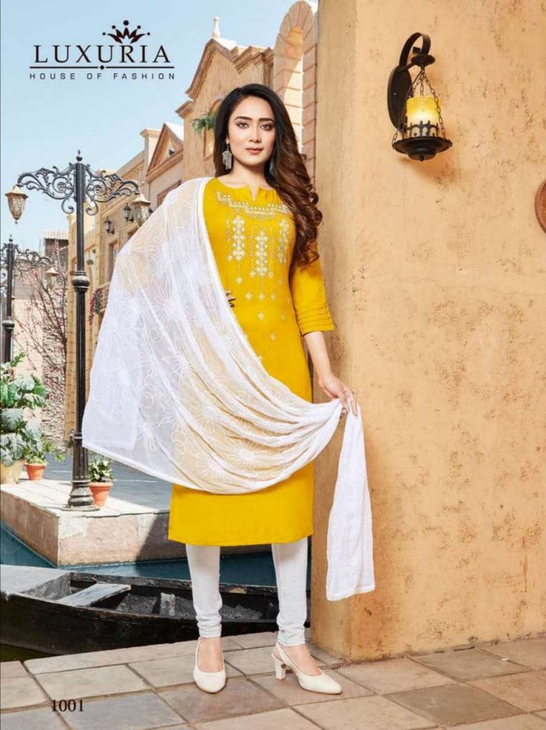 Luxuria Ruhani   vol 2  Designer Kurtis With Dupatta catalog 