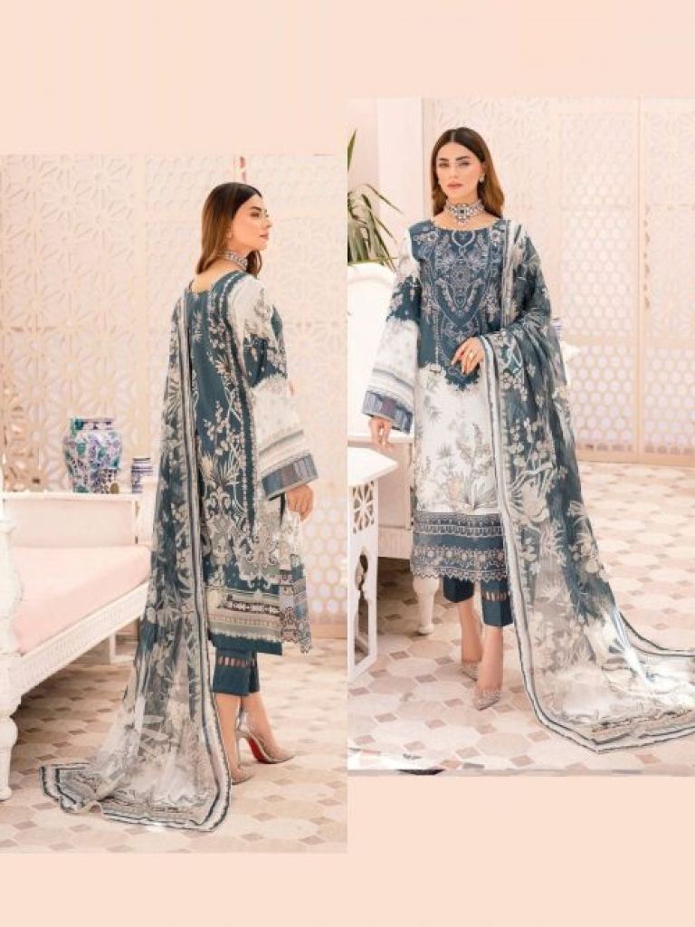 Luxury Lawn Festive Collection Vol 6 Lawn Cotton Karachi Dress Material