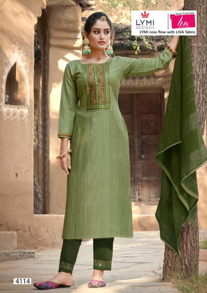 Lymi Limelight Vol 2 Kurti With Bottom Dupatta Collection