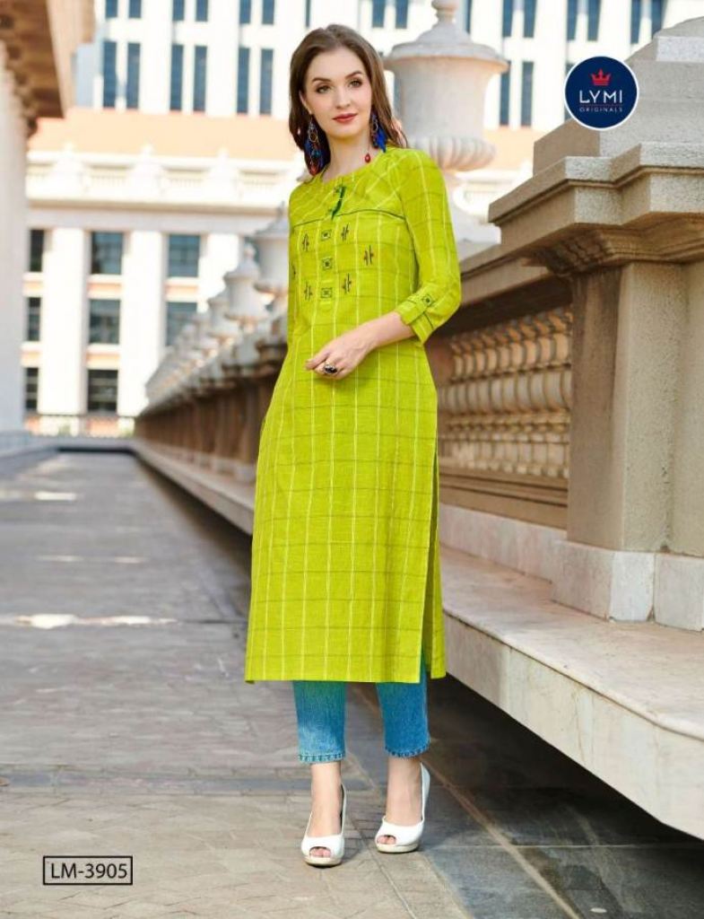 Lymi presents  Grass casual wear Kurti 