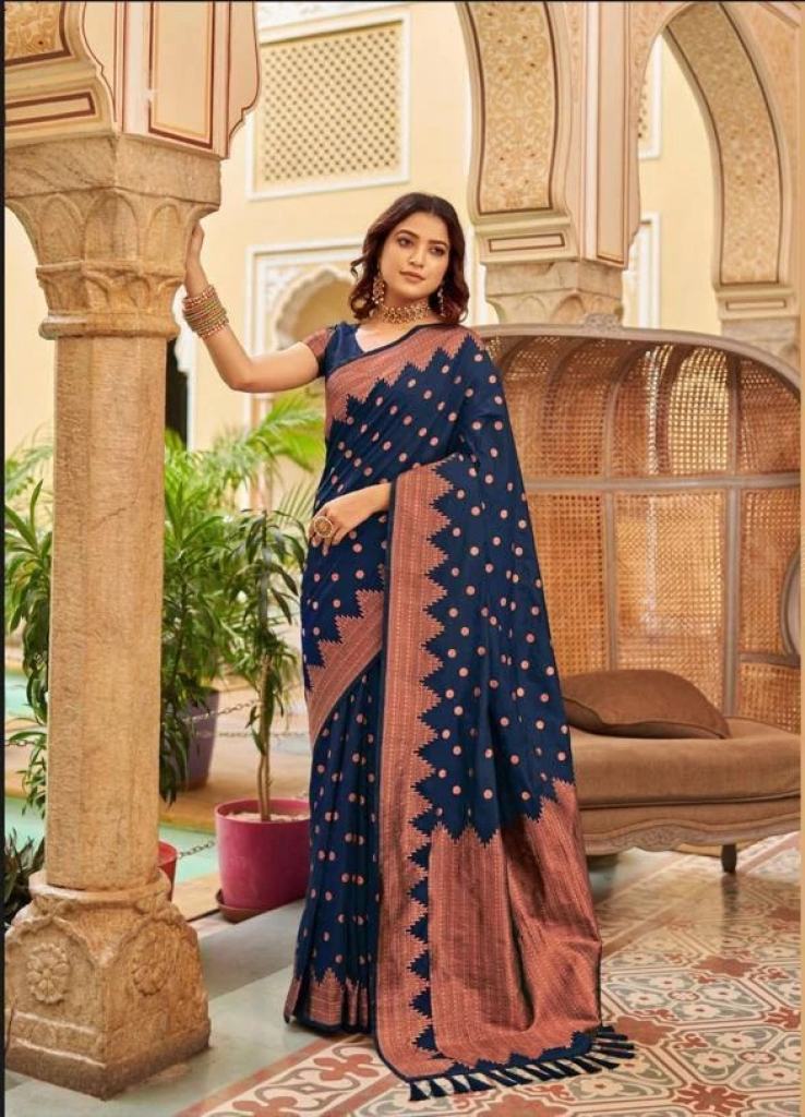 Macazo 579 Kanjivaram Banarasi Silk Sarees Wholesale