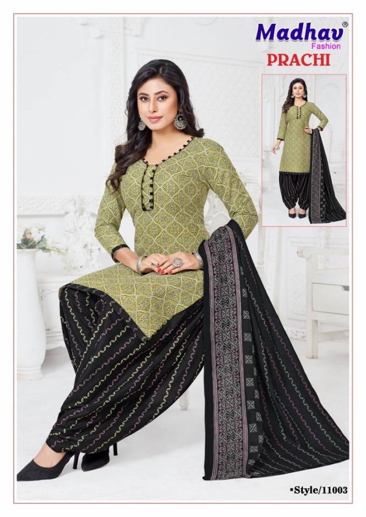 Madhav Prachi Vol 11 Printed Dress Material