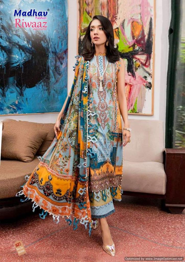 Madhav Riwaaz Vol 8 Dress Material