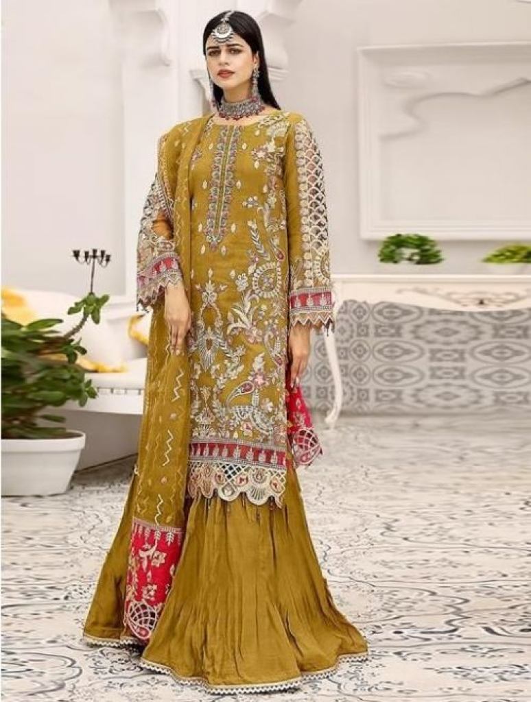 Mahnur Vol 29 Designer Organza Pakistani Suit collection 