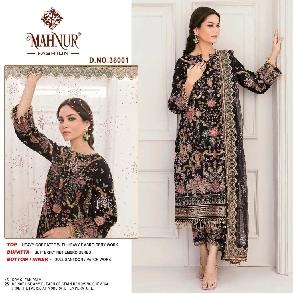 Mahnur Vol 36 Georgette Pakistani Salwar Kameez