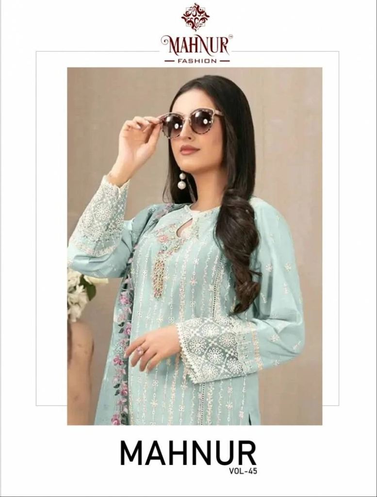 Mahnur Vol 45 Pakistani Salwar Kameez Collection