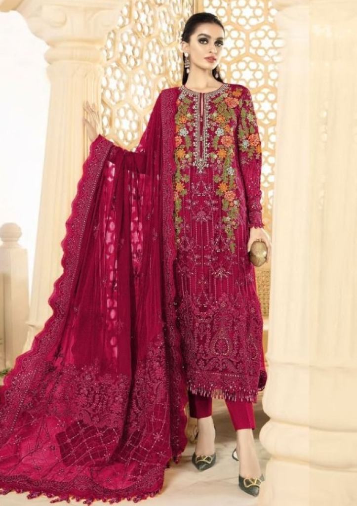 Mahnur Vol 9 Hitlist Georgette Designer Pakistani Suit Collection