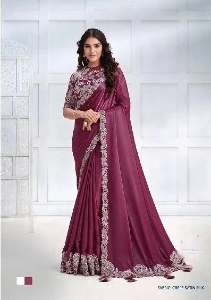 Mahotsav Mohmanthan Majestica 23515 Crepe Satin Silk Saree