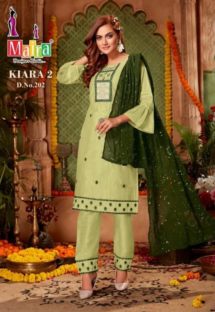 Maira Kiara  vol 2 Party Wear Designer Ready Made Top Bottom with Dupatta 