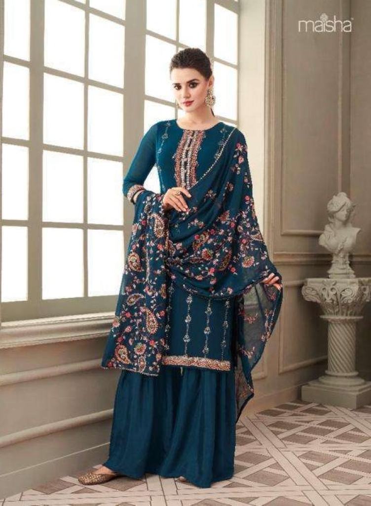 Maisha Ruhaani Georgette  Salwar Suits Catalog 