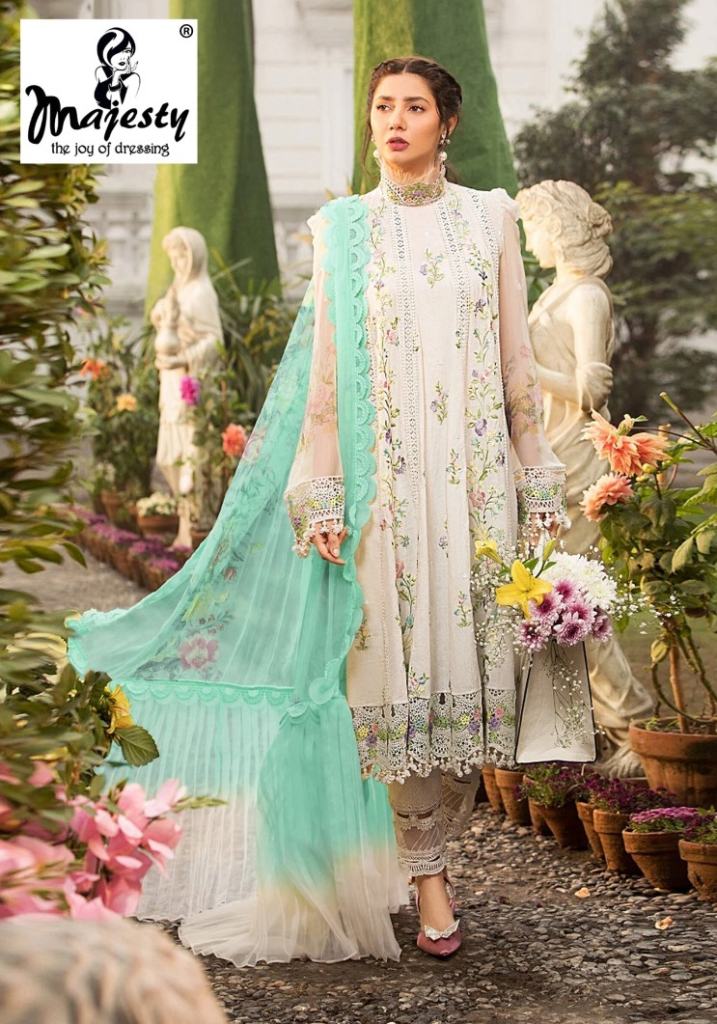Majesty Maria Super Hit Designer Pakistani Suit Collection