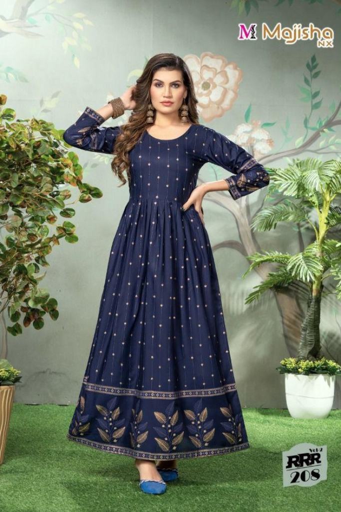 Majisha Nx Rrr vol 2 Ethnic Wear Anarkali Kurti Collection