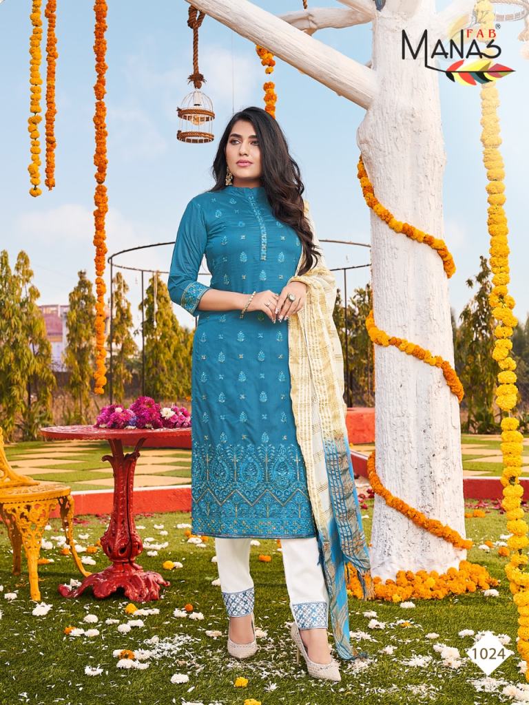 Manas Lucknowi vol 4  catalog Designer Festive Wear Ready made Top Bottom with Dupatta 