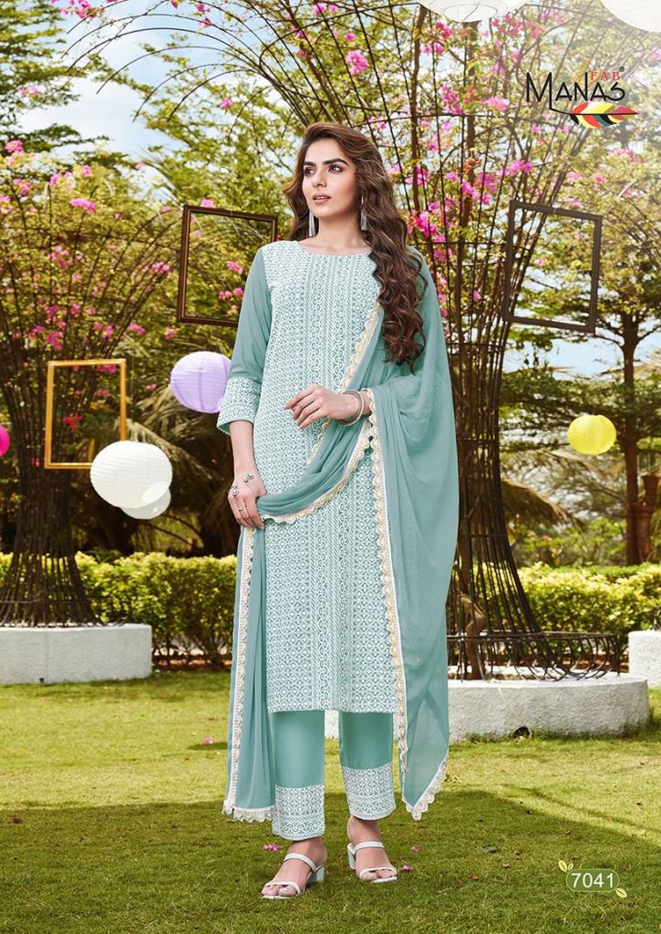 Bottom Work Salwar Kameez at Rs 495 | Embroidered Ladies Suit in Surat |  ID: 6905970712