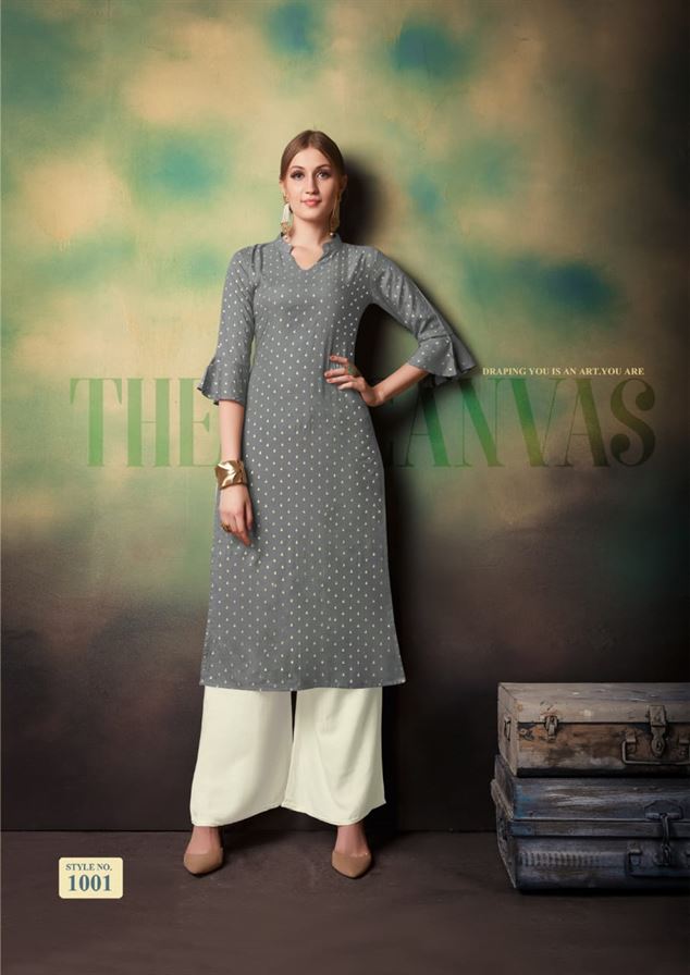 Manisha fashion present monalisha vol 1 designer kurtis with plazzo collection