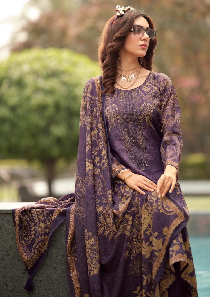 Mannrasiya Gul Nehir Khatli Worked Salwar Kameez