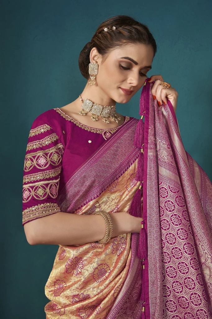 Manohari Hit Colour 45 Banarasi Jacquard Wedding Saree Collection 