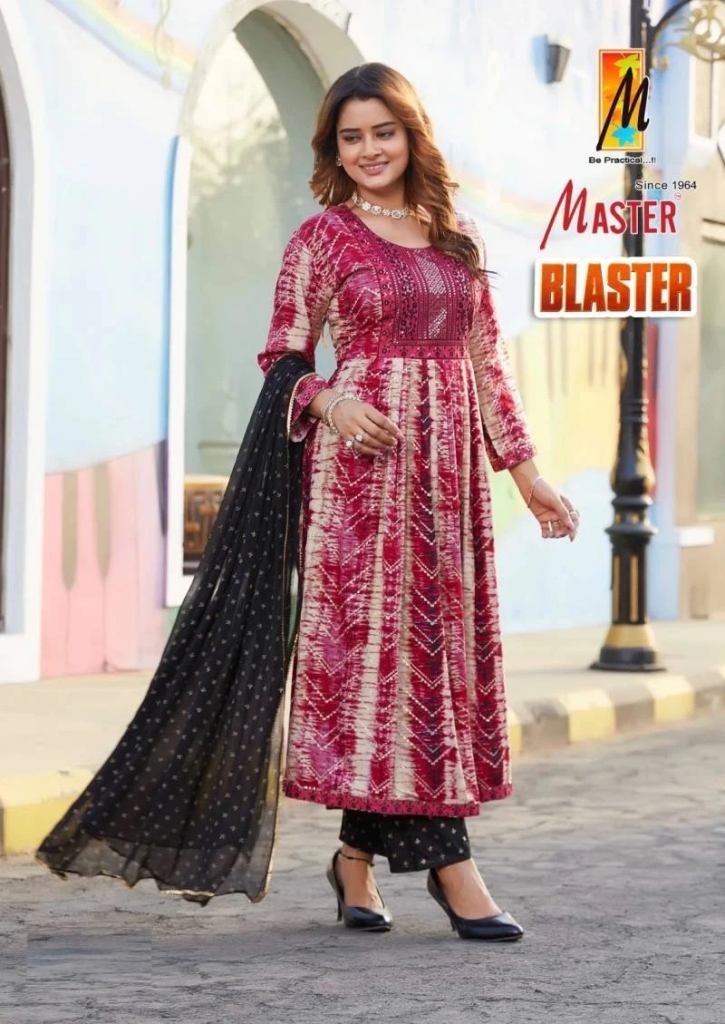 Master Blaster Rayon Printed Casual Wear Salwar Suit 