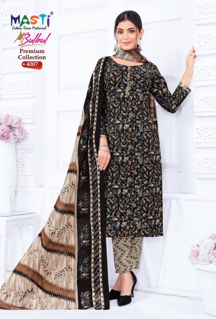 Masti Bulbul Vol 4 Printed Dress Material