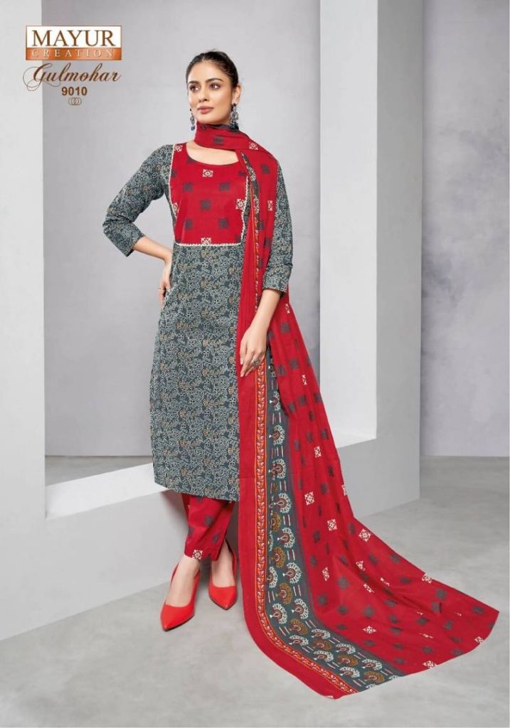 Mayur Gulmohar Vol 9 Printed Dress Material