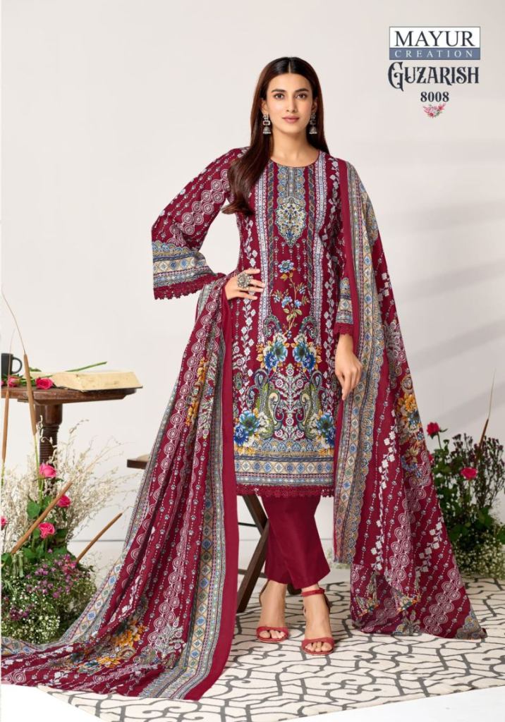 Mayur Guzarish Vol 8 Printed Dress Material