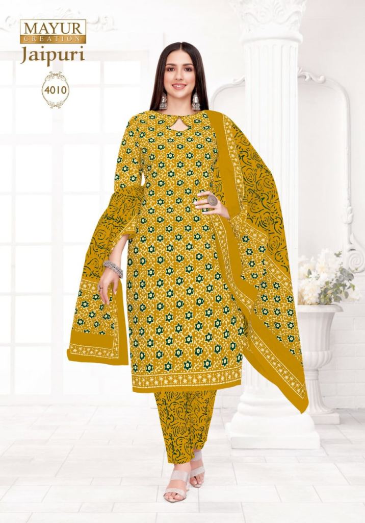 Multi Colour Jaipuri Prints Cotton Dress at Best Price in Jaipur | Gangaur  Fashion