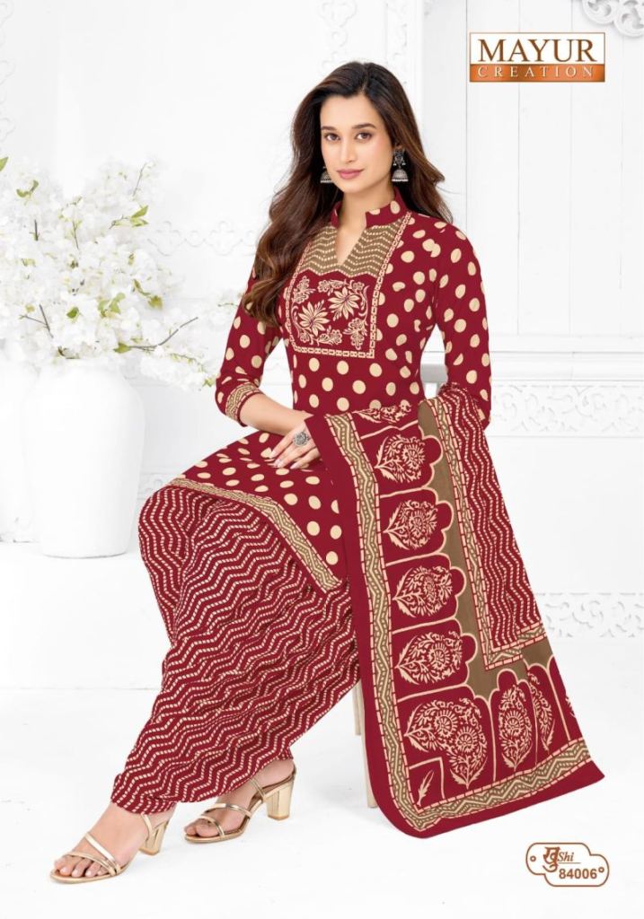 Mayur Khushi Vol 84 Printed Daily Wear Dress Material
