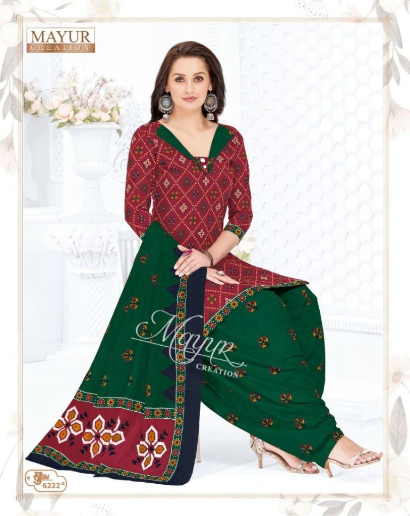 Mayur Khushi  vol 62 Regular Wear Cotton printed  Dress Material