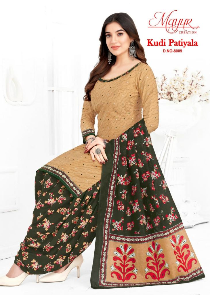 Mayur Kudi Patiyala Vol 8 Dress Material 