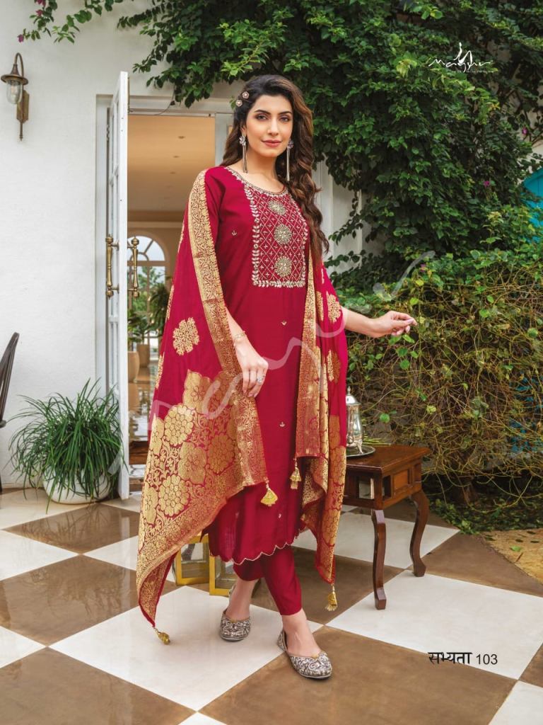 Buy Sabhyata Women Kurta, Kurti & Dresses Festive Collection Sale Maroon  Online at desertcartINDIA