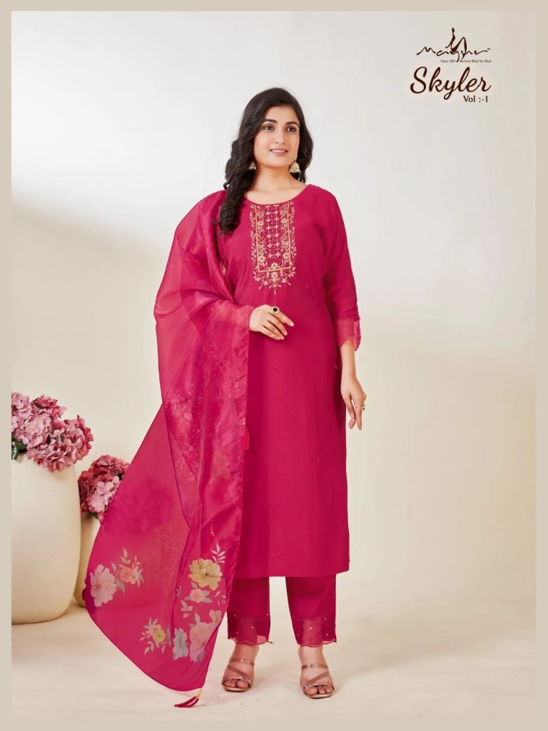 Mayur Skyler Vol 1 Viscose Kurti With Bottom Dupatta