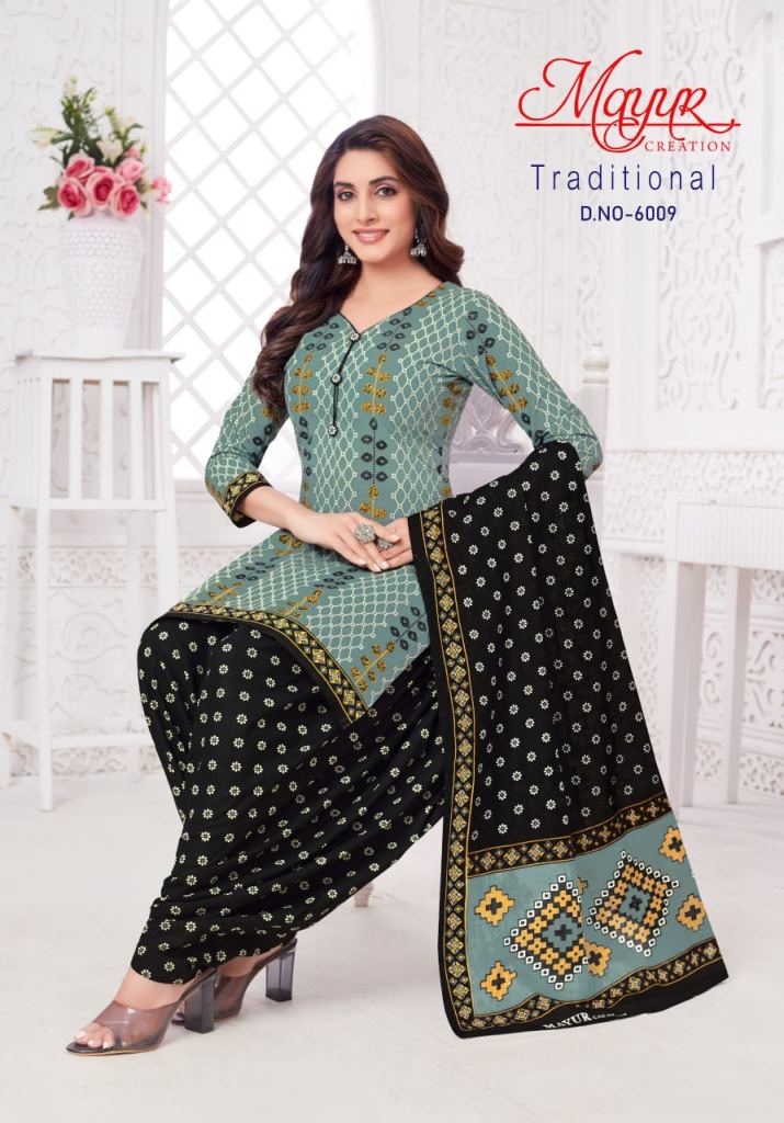 Mayur Traditional Vol 6 Dress Material