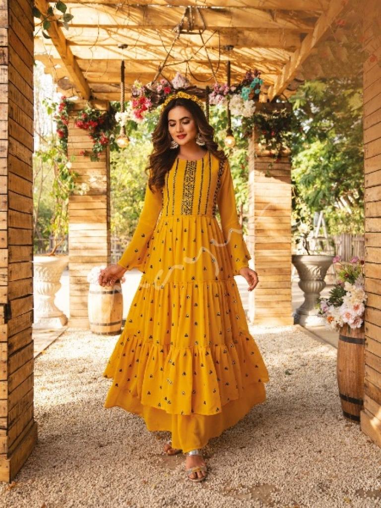S4U Present Noor Wedding Wear Designer Readymade Kurtis Catalog Wholesaler  - Geetanjali Fashions