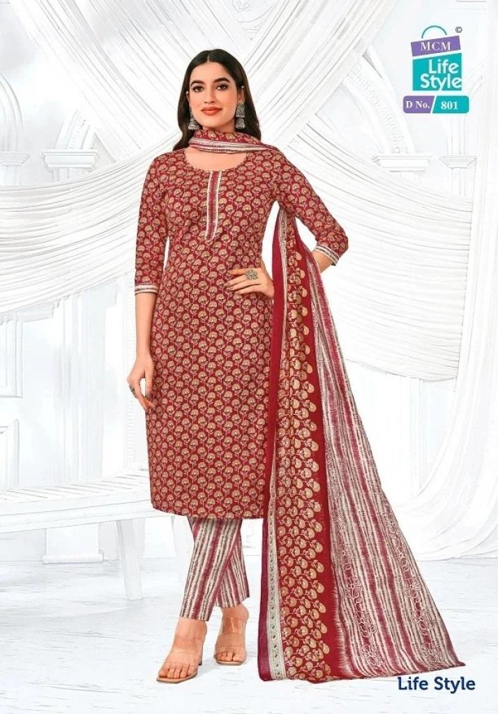 Mcm Lifestyle Vol 8 New Arrival Cotton Printed Salwar Suit 